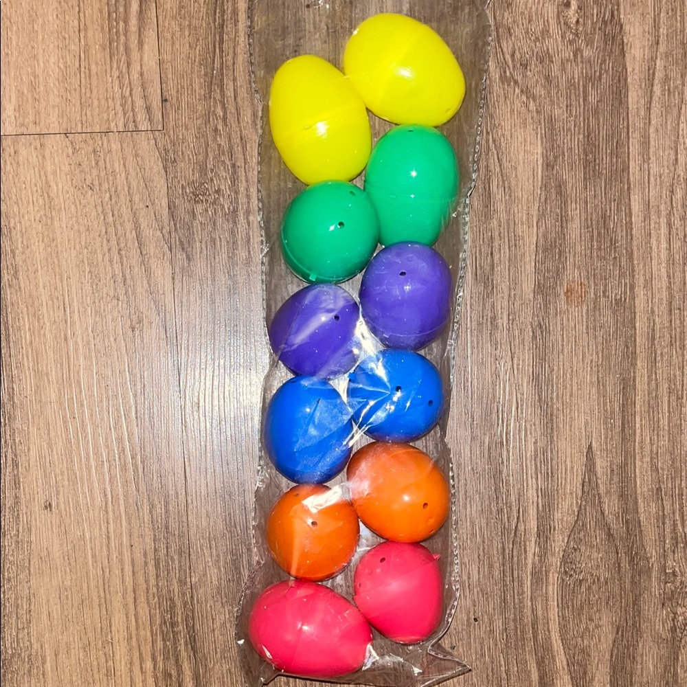 Colorful Plastic Easter Eggs - Multi Color Set